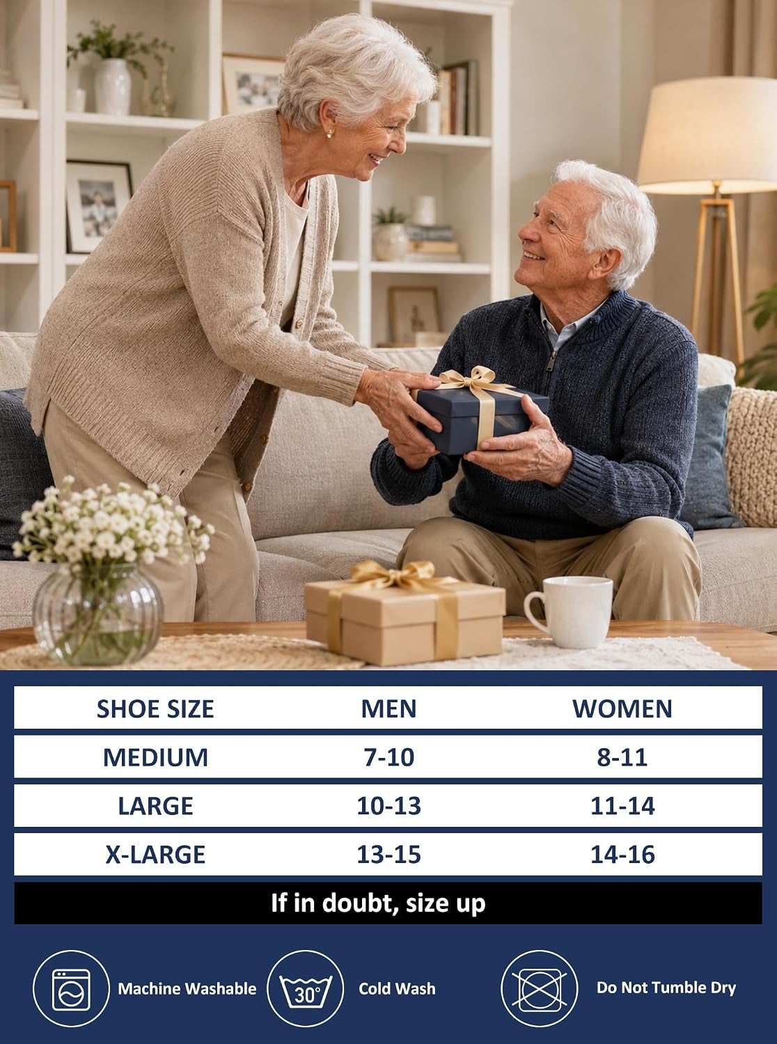 Non Slip Grip Socks: Grippy Socks Men Women Hospital Elderly