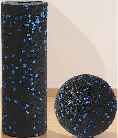 Mini Foam Roller & Massage Ball Set, Travel Muscle Recovery Kit
