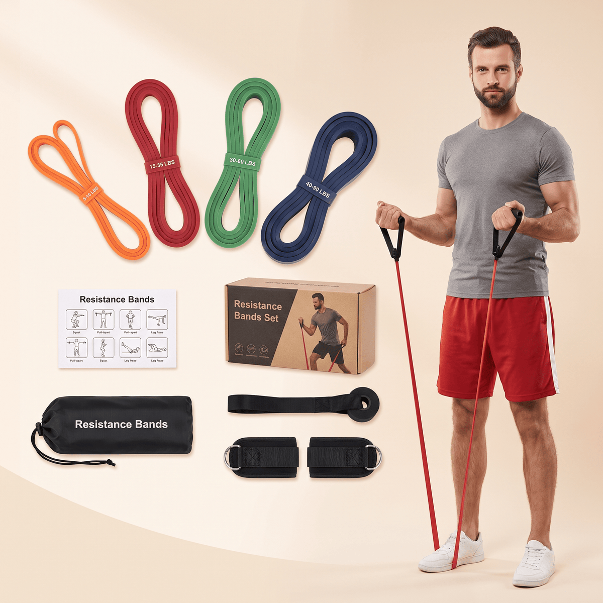 Resistance Bands Set - Elvoro